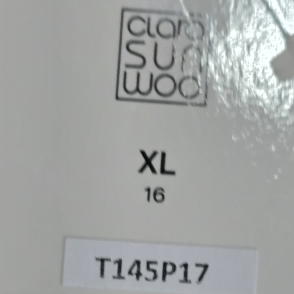 Clara Sunwoo Multicolored Petal Sketch Pull-Tie Cuff Blouson Top Size XL - Picture 8 of 8